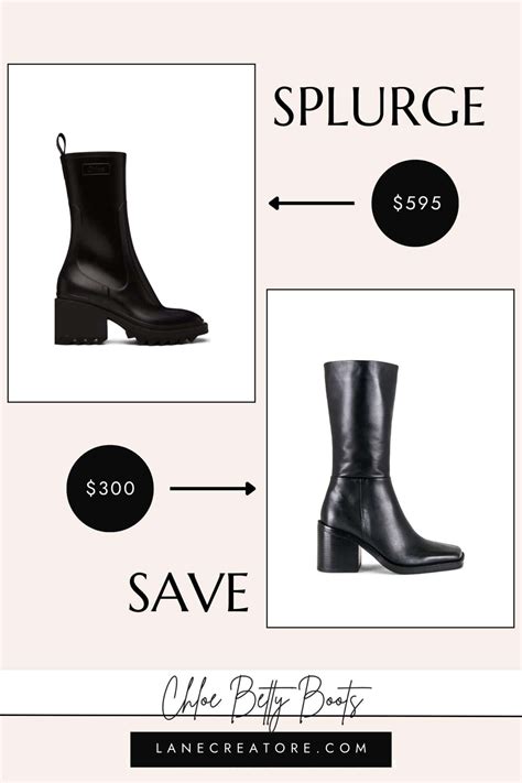 dupe chloe boots|chloe boot dupe designer.